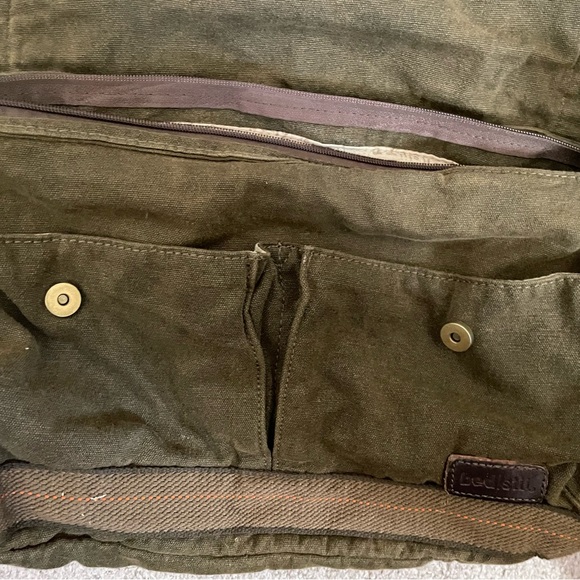Bed Stu canvas bag. Hawkeye style, earth brown. - Picture 3 of 5